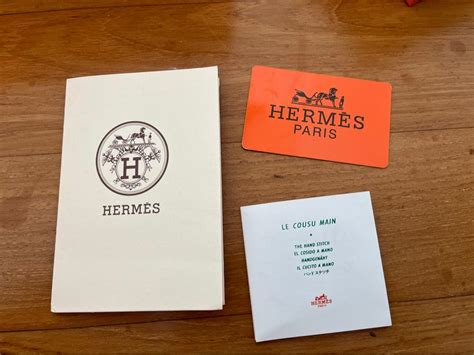 como saber si una hermes es original|hermes authenticity card.